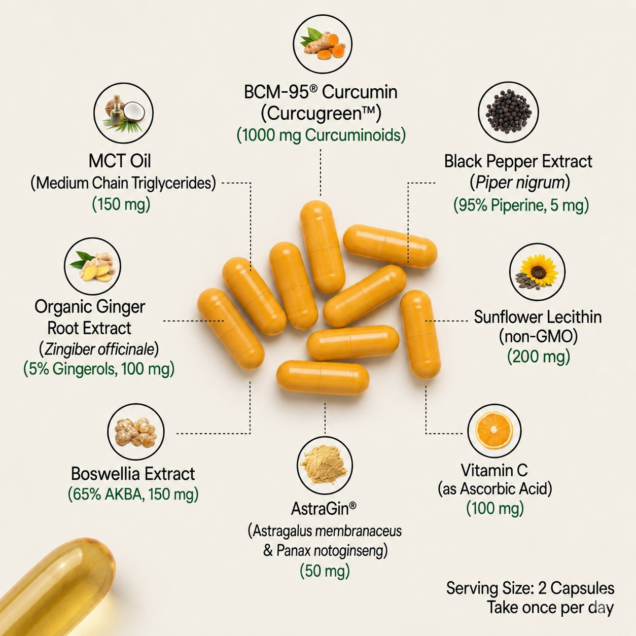 Bloombel -Advanced Curcumin Capsules (1,000mg)