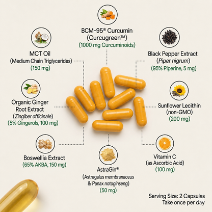 Bloombel -Advanced Curcumin Capsules (1,000mg)
